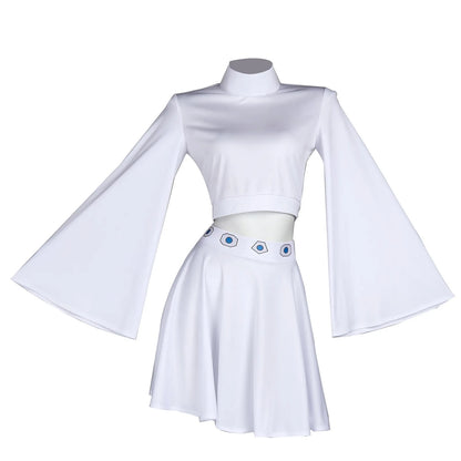 Leia Cosplay Costume – Fantasy Princess Dress for Women (Halloween/Carnival Party Outfit, Disguise Suit)