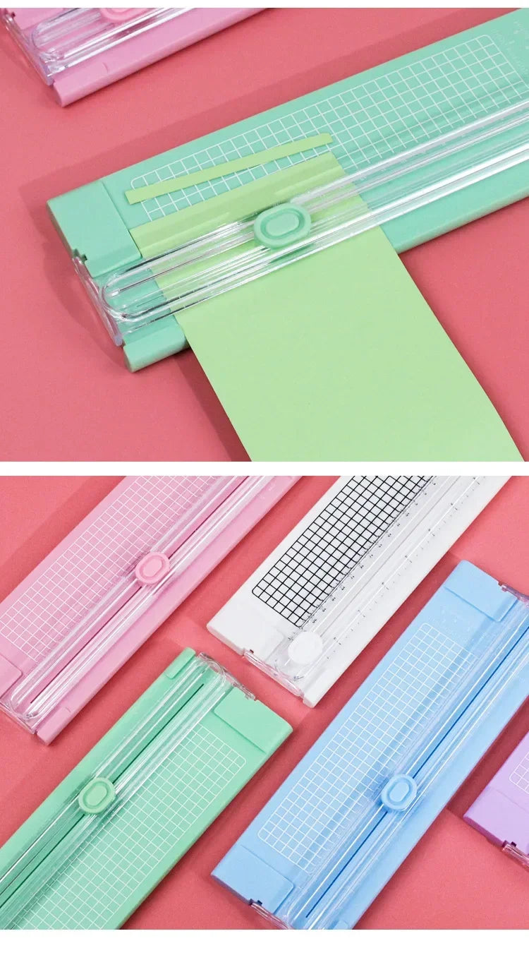 Coupe-papier A4 – Rogneuse bidirectionnelle avec règle coulissante pour photos, scrapbooking et loisirs créatifs