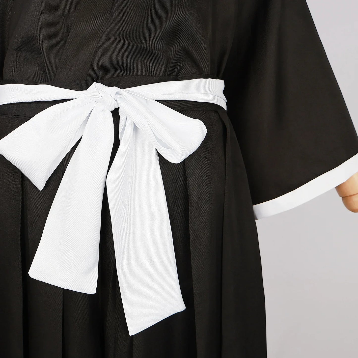 Bleach Kuchiki Rukia Cosplay Costume – Kimono Uniform Set | Unisex Anime Soul Society Outfit (Halloween / Party / Comic Con)