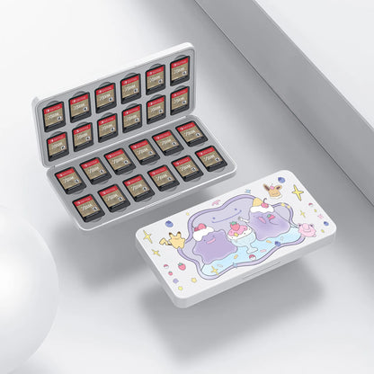 Coque de protection Pokémon Switch 2 – Étui rigide mat motif Métamorph avec prise en main souple pour console de jeu compatible avec la station d'accueil