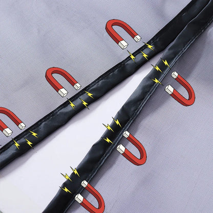 Magnetic Door Screen Mesh with Automatic Closure – Custom Size Mosquito & Insect Proof Door Curtain
