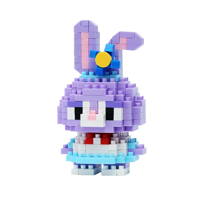 Disney Stitch & LinaBell Building Blocks Set – Cartoon Character Figures, DIY Assembly Bricks & Creative Construction Toy Gift for Kids