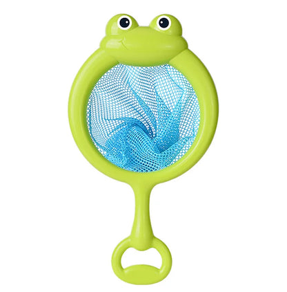 LED Light-Up Floating Bath Toy Set with Fishing Net & Animals for Babies, Toddlers & Kids