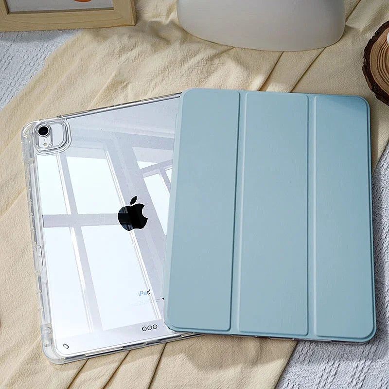 iPad Case with Pencil Holder for iPad A16, A19, 12th & 11th Gen (2026), Air 11/13, Air 8 M4/M3/M2, Pro 11/12.9/13 M4 & M5, Air 4/5, 10.9, 10.5, 10.2 & 9.7