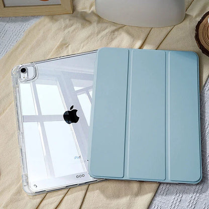 iPad Case with Pencil Holder for iPad A16, A19, 12th & 11th Gen (2026), Air 11/13, Air 8 M4/M3/M2, Pro 11/12.9/13 M4 & M5, Air 4/5, 10.9, 10.5, 10.2 & 9.7