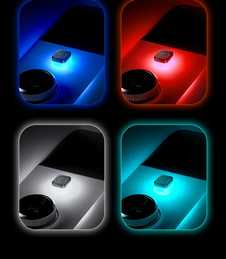 Universal USB LED Car Interior Ambient Light – Plug & Play Mood Lamp for Reading & Interior Décor