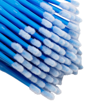 100 Unidades de Aplicadores Desechables para Retoques de Pintura – Microcepillos de Precisión para Reparación de Pintura Automotriz, Detallado, Limpieza y Manualidades