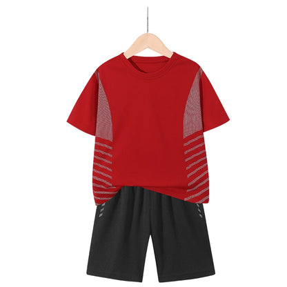 Maillot et short de football pour enfants Ensemble d'entraînement 2 pièces pour garçons