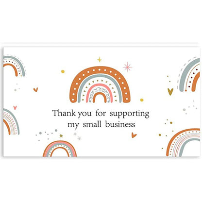 10–50PCS Thank You for Your Order Cards – Small Business Customer Appreciation Greeting Cards for Shopping & Purchase Orders
