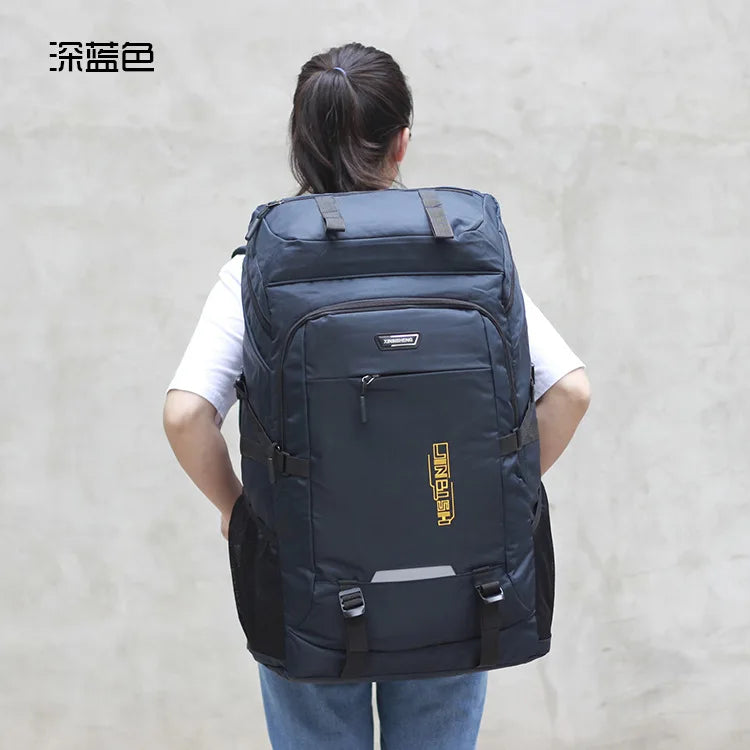50L/80L Outdoor Hiking Backpack – Large-Capacity Travel Rucksack for Men & Women, Camping, Climbing, Trekking & Sports Adventure Bag