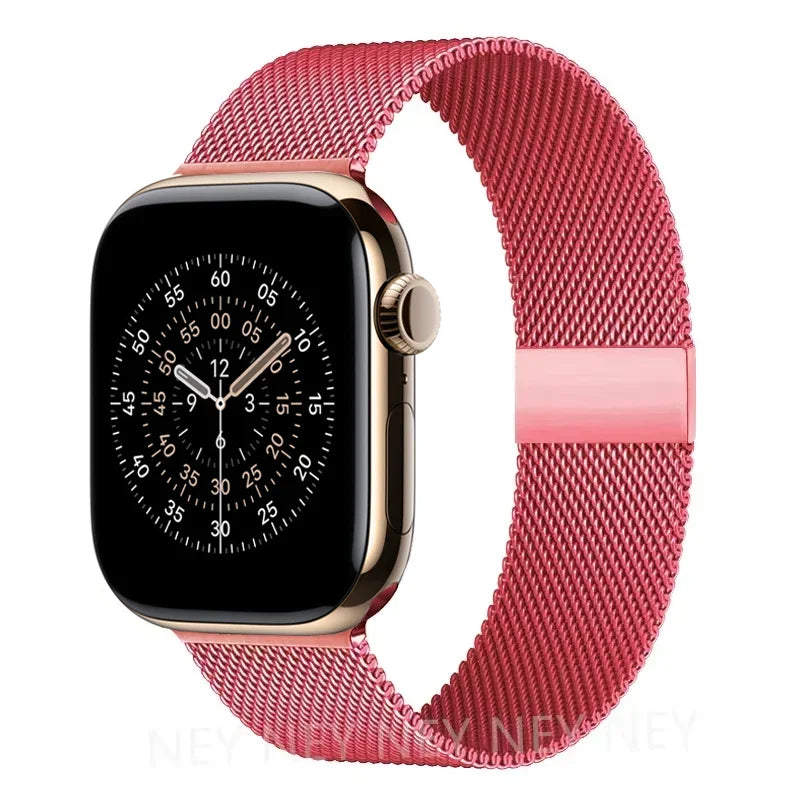 Milanese Loop Metal Band for Apple Watch – Compatible with Series 11, 10, 9, 8, 7, 6, 5, 4, SE & Ultra 2/3, 40–49mm