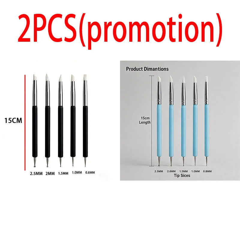 Polymer Clay Sculpting Tools Set – DIY Carving, Embossing & Modeling Tools for Ceramic Clay Crafts