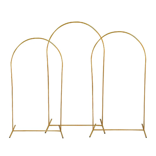 Soporte de arco dorado para bodas – Marco de arco de globos para bodas, fiestas y decoración de eventos
