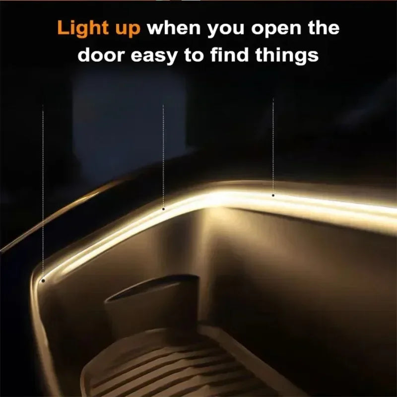 Automatic LED Car Trunk Light Strip – High-Brightness Wireless Tailgate Ambient Interior Lighting