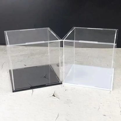 Estuche de exhibición de acrílico transparente para coleccionables - Vitrina protectora a prueba de polvo para figuras de acción y juguetes