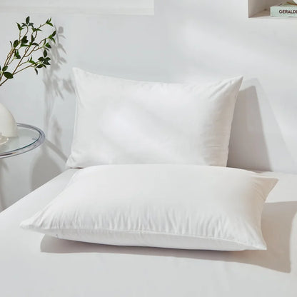 Funda de almohada de algodón premium – Funda de almohada de algodón peinado suave y transpirable para un sueño cómodo