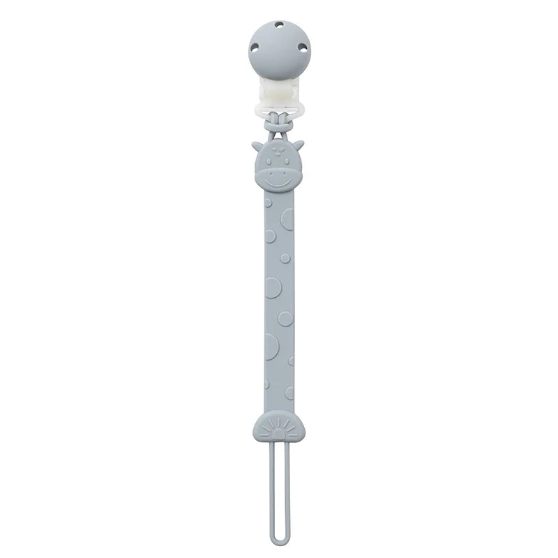 Clip de Chupete de Silicona sin BPA – Sujetachupetes de Una Sola Pieza para Bebés Niños y Niñas de 3+ Meses, Accesorio Seguro para Bebés
