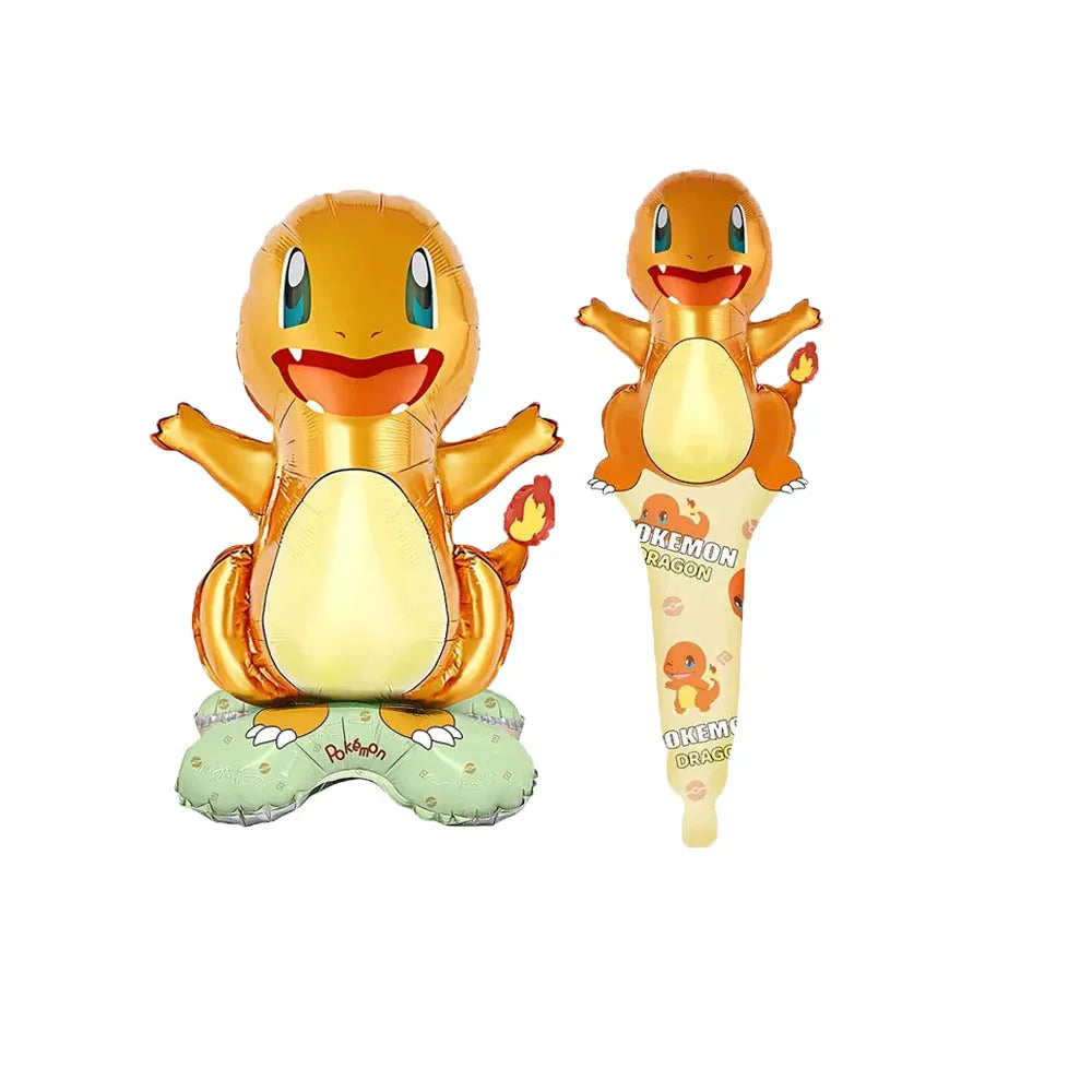 Pokémon Standing Foil Balloon – Pikachu Cartoon Hand Stick Balloon for Boys & Girls Birthday Party Decorations & Baby Shower Supplies