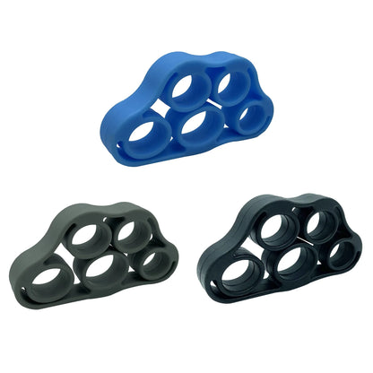 Fortalecedor de dedos de silicona – Ejercitador de manos y dedos para guitarristas, rehabilitación y fitness de manos