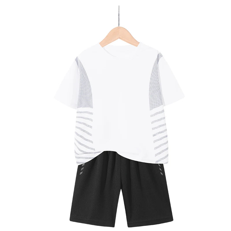 Maillot et short de football pour enfants Ensemble d'entraînement 2 pièces pour garçons