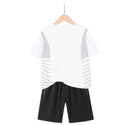 Maillot et short de football pour enfants Ensemble d'entraînement 2 pièces pour garçons