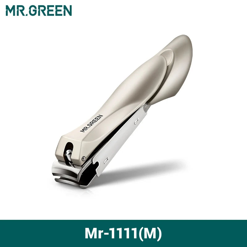 Coupe-ongles anti-éclaboussures en acier inoxydable MR.GREEN – Coupe-ongles de précision au design bionique pour la manucure