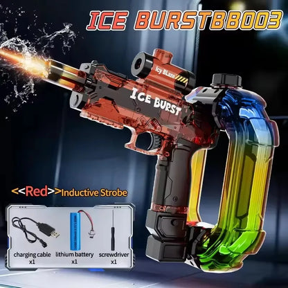 Electric Water Gun Blaster – Powerful Automatic Squirt Toy for Adults, Kids, Beach & Summer Outdoor Fun