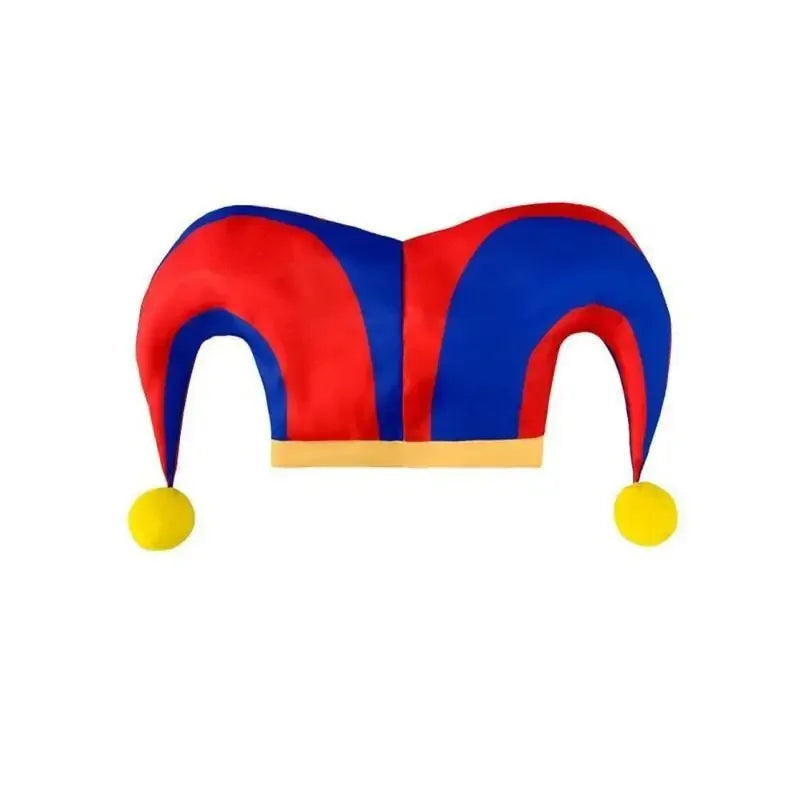 Halloween Circus Clown Cosplay Costumes with Hat Shoe Covers Gloves for Men Women Stage performance Carnival Jumpsuit Outfits