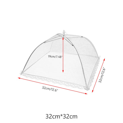 Foldable Mesh Food Cover – Anti-Fly & Mosquito Food Tent Dome for Kitchen, Picnic & Outdoor Dining, Reusable Dish Protector
