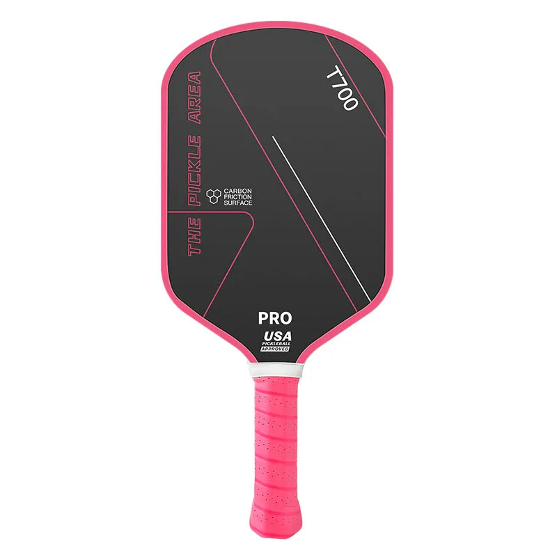 T700 Carbon Fiber Pickleball Paddle – USAPA Approved Frosted Surface Racket for Outdoor Competition (1 or 2 Pack)