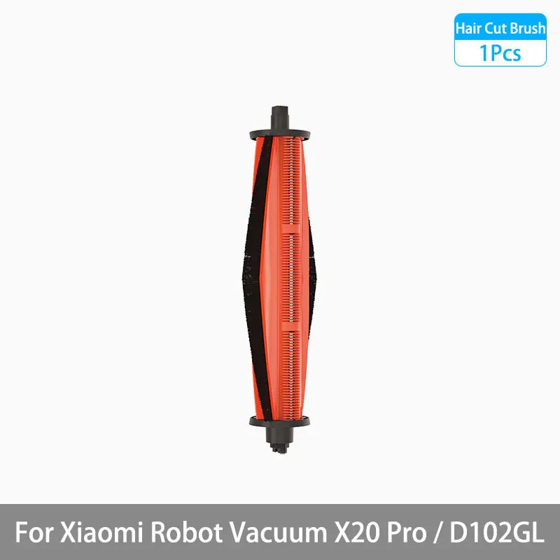 Replacement Parts Kit for Xiaomi Robot Vacuum X20 Pro / D102GL – Main Brush, Side Brushes, HEPA Filter, Mop Pads & Dust Bags