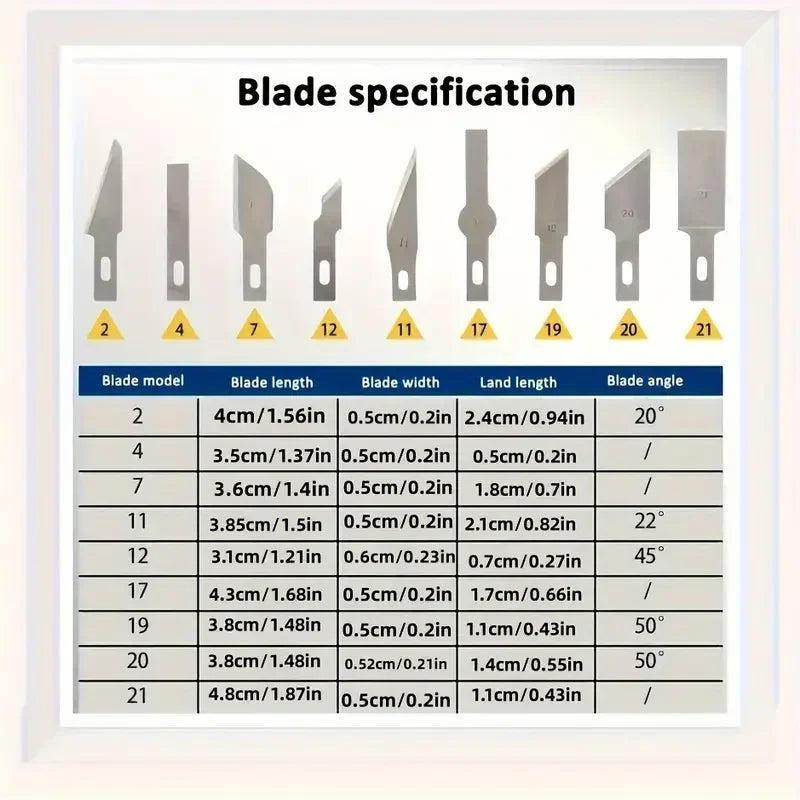 13PCS Aluminum Alloy Precision Craft Knife Set – Hobby Carving Tools for Paper Cutting, Handcrafts, Model Making & DIY Projects