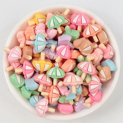 30/300pcs Mini Breloques en Résine Bonbon Fleur Amour – Mignons Accessoires de Bricolage pour Nail Art, Barrettes à Cheveux, Scrapbooking, Bijoux Faits Main et Projets Créatifs pour Enfants