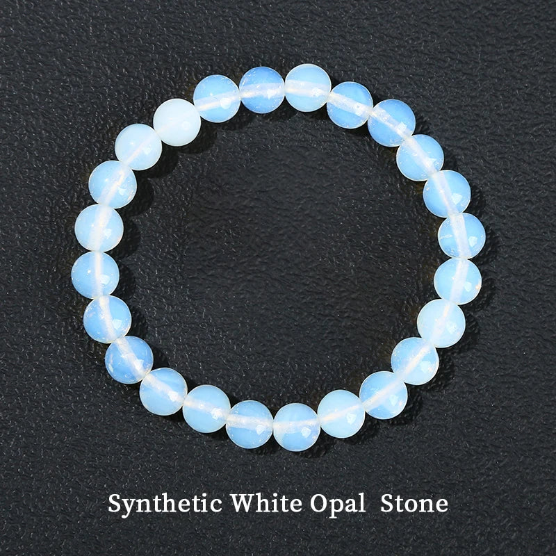 Bracelet en perles de lapis-lazuli naturel, de quartz et d'améthyste – Bijou énergétique de guérison Reiki en cristal pour hommes et femmes