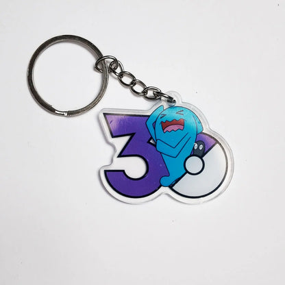 Pokémon 30th Anniversary Acrylic Keychain – Captain Pikachu, Eevee & Eeveelutions (50 Styles)