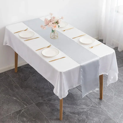 Luxury Satin Table Runner – Modern Elegant Pattern Table Decoration for Wedding, Birthday Party, Hotel, Banquet & Events