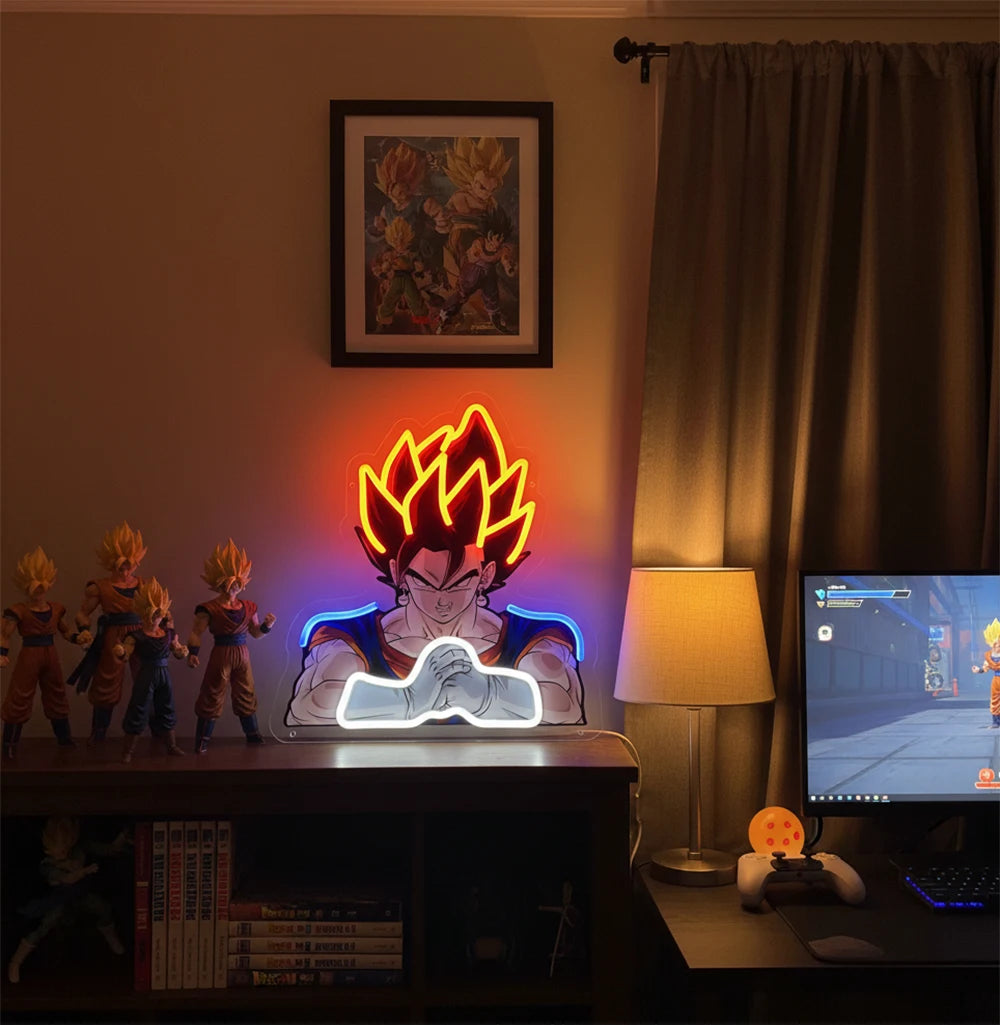 Anime Pirate-Inspired Acrylic Neon LED Light | Custom Artwork Decor for Home, Bar, Party & Shop