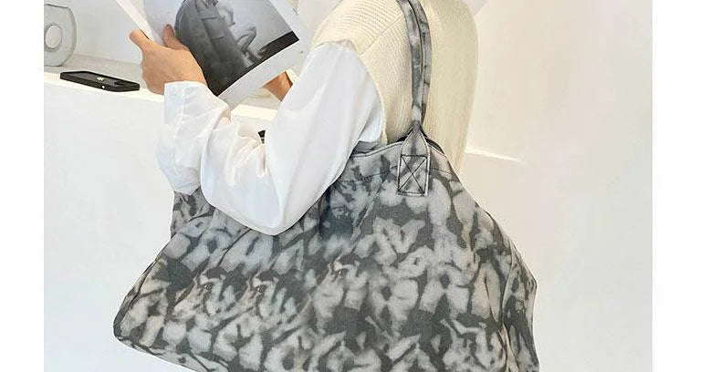 Bolso de yoga unisex de lona de gran capacidad – Bolso de hombro ecológico, Bolso de mano de estilo urbano para gimnasio, fitness, compras, viajes y uso diario