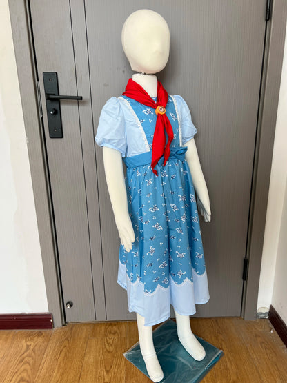 Holly Wheeler Cosplay Costume – Season 5 Inspired Dress, Scarf & Hooded Cloak Outfit for Halloween, Party & Stage Performance