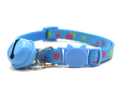 Cute Avocado Cat Collar – Adjustable Plaid Pet Collar with Bell & Candy Avocado Pendant, Cartoon Necklace for Cats & Small Dogs