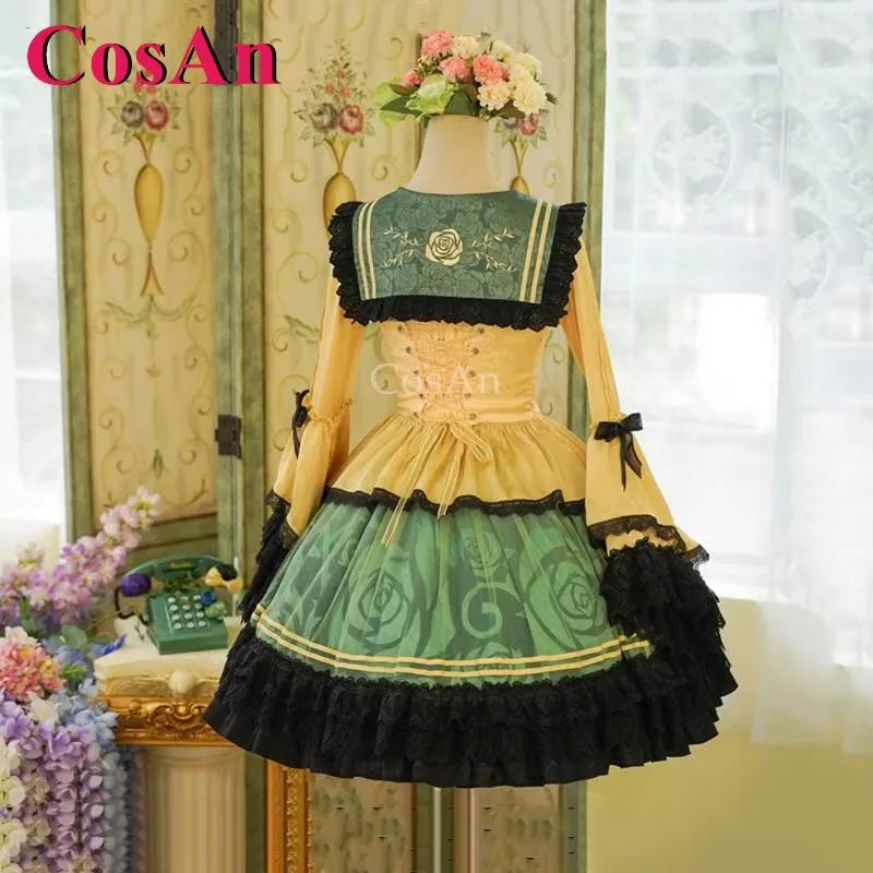 Touhou Project Komeiji Koishi Cosplay Costume Dress – Elegant Sweet Formal Outfit for Game Cosplay, Party, Halloween & Roleplay Wear