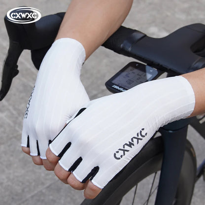 Guantes de Ciclismo sin Dedos CXWXC – Transpirables y Antideslizantes para Hombre y Mujer con Soporte Extendido de Muñeca para Fitness, Entrenamiento y Deportes al Aire Libre