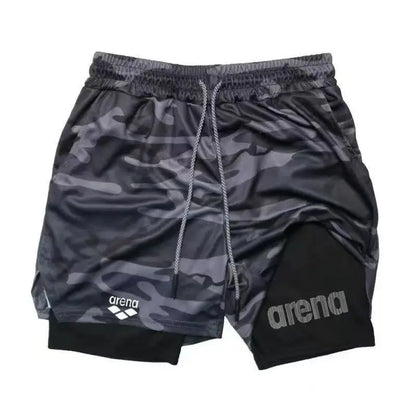 Men's Quick-Dry Gym Shorts – Lightweight Breathable Beach Surf Board Shorts for Running, Training & Summer Sports