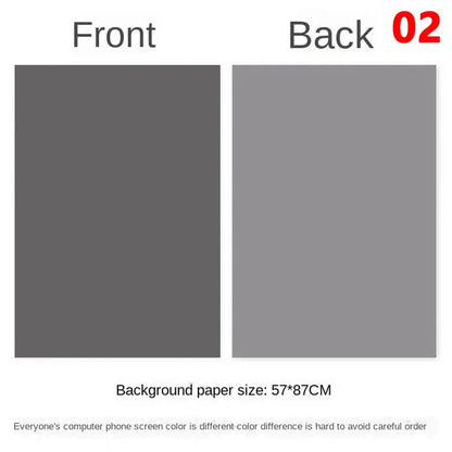 Tablero de fondo fotográfico de doble cara 57 × 87 cm – Fondo de color liso para fotografía de producto y recién nacido