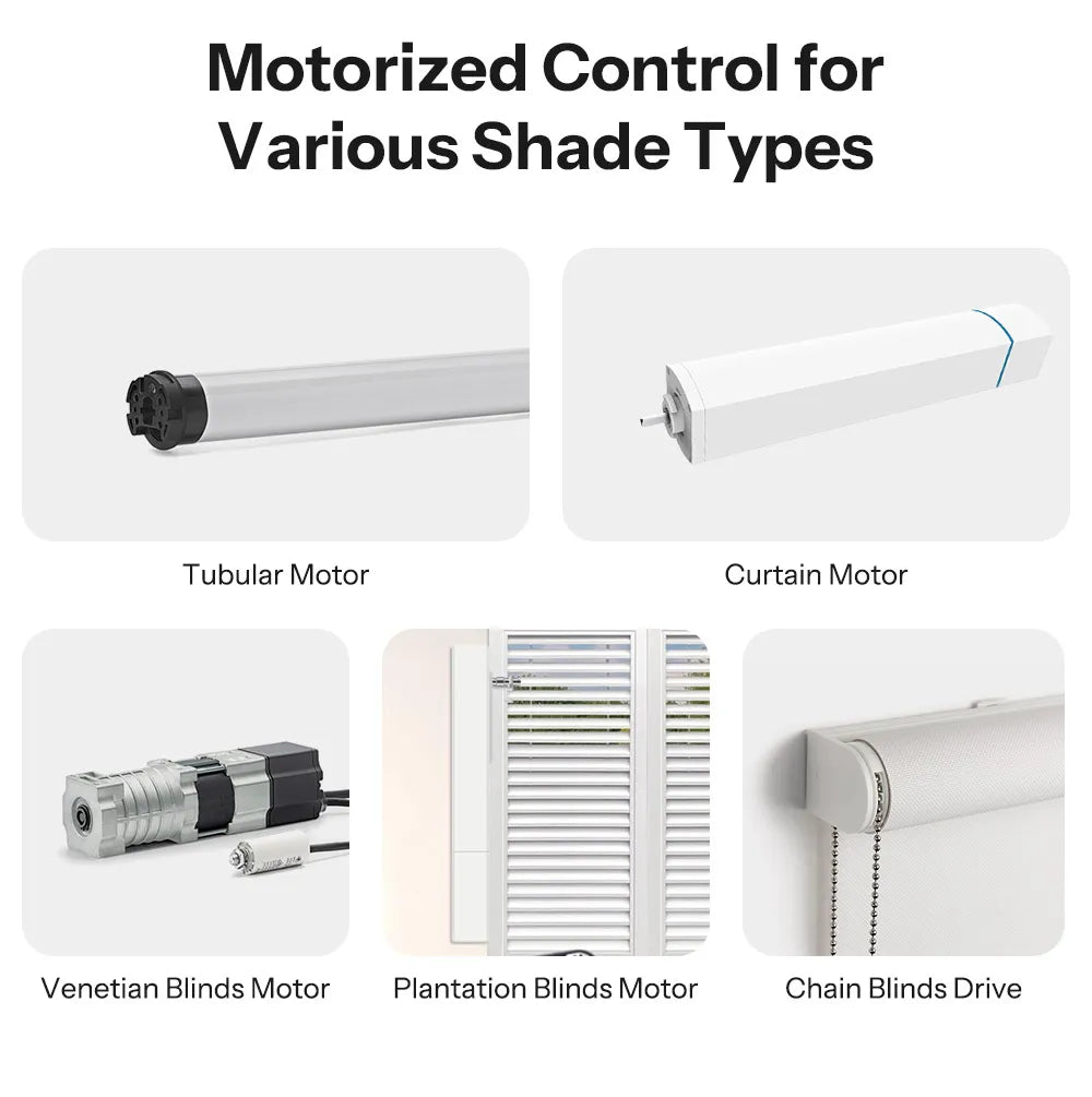 SONOFF MINI-ZBRBS Zigbee Smart Roller Shutter Switch – Controlador inteligente de cortinas, módulo de motor de persianas compatible con ZigBee Hub, automatización de escenas locales e interruptor amplificador de señal para eWeLink Smart Home
