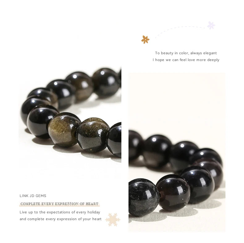 Pulsera de Cuentas de Piedra Natural – Pulsera de Gemas de Amatista, Ojo de Tigre, Cuarzo Cristal y Ágata para Mujeres y Hombres, Regalo de Joyería de Energía Reiki