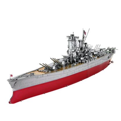 Piececool Kit de Modelo de Acorazado de Metal 3D – HMS Hood y Richelieu, Rompecabezas de Ensamblaje, Juguete Educativo para Adolescentes y Coleccionistas