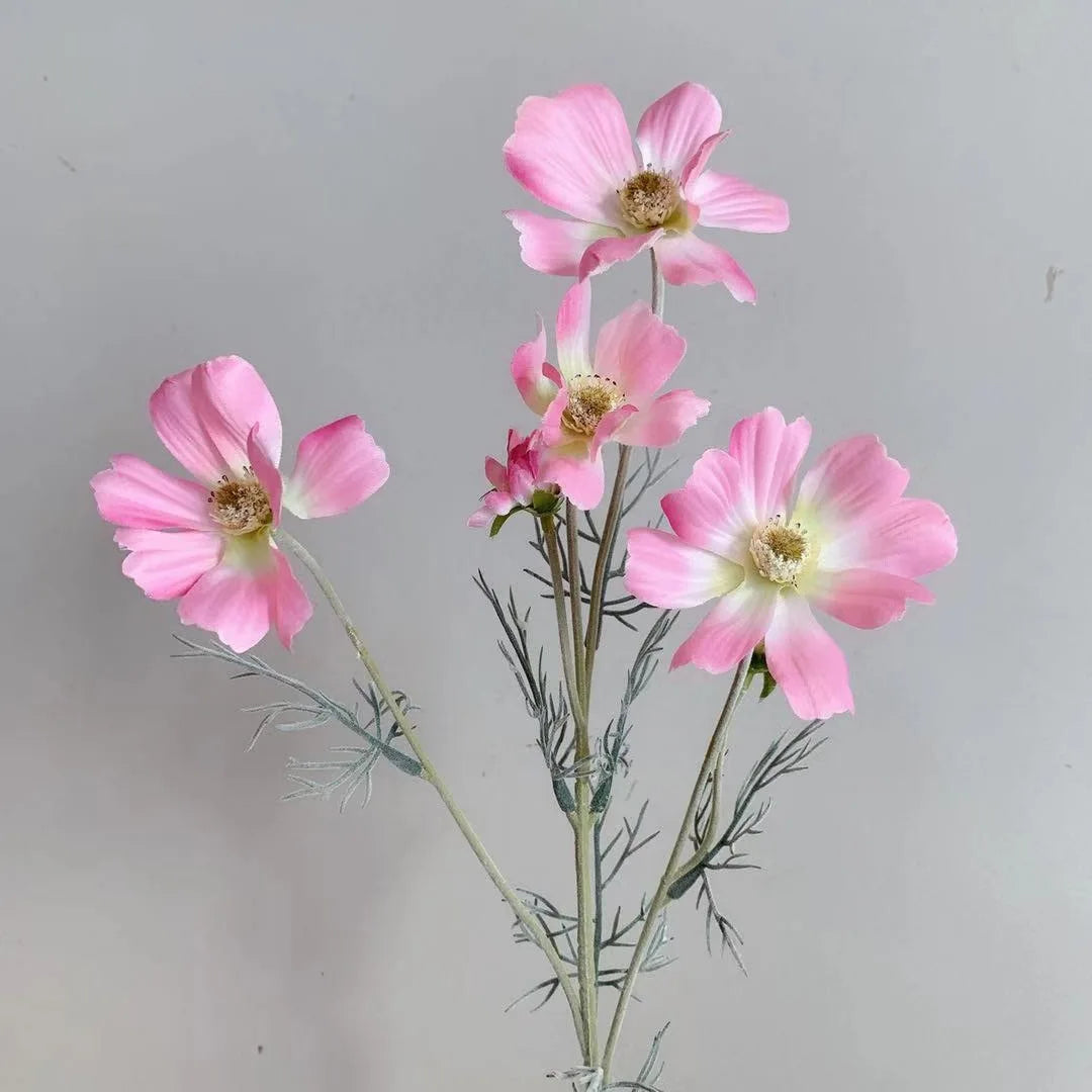 1 Gerbe de 60cm de Fleurs Artificielles Camomille Marguerite – Fausse Fleur en Soie Blanche pour Décoration de Mariage, Décoration de Table, Arrangements de Fête & Bouquets DIY