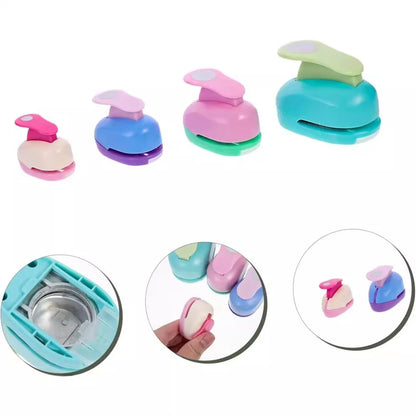 Perforadora circular – Herramienta ajustable para perforar papel con círculos de 1,5 cm a 7,5 cm para álbumes de recortes, manualidades, creación de tarjetas y proyectos de papelería