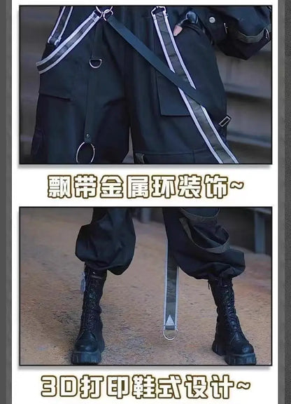 Xiao Inspired Dark Dharma Protector Cosplay Costume – Anime Game Demon Subduing Roleplay Suit for Halloween & Events